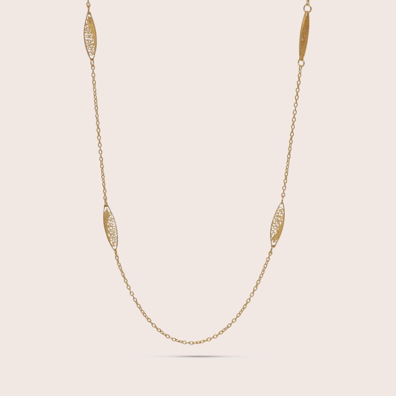 Filigree Gold Necklace
