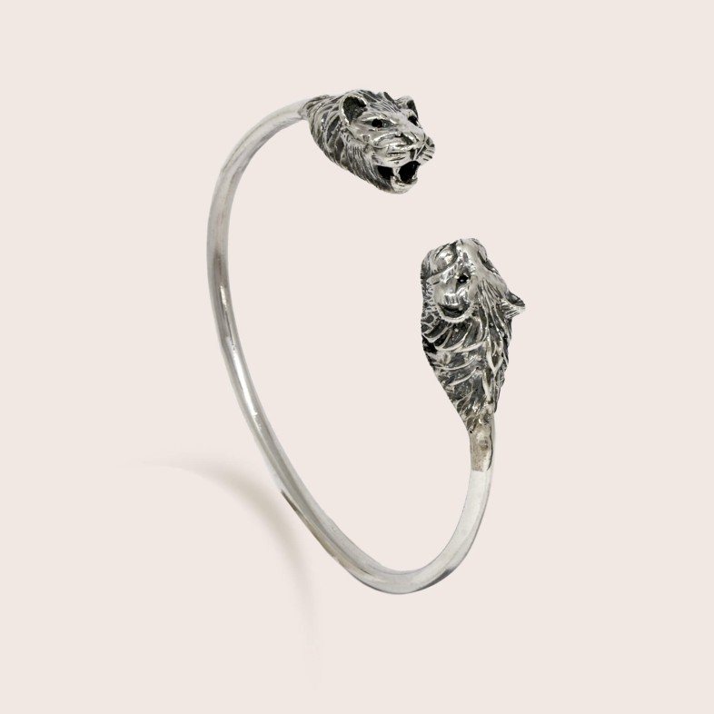 Savage |2 Lions Bangle Bracelet