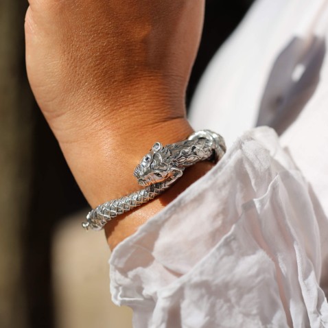 Savage| Pulseira Escrava com Le�o