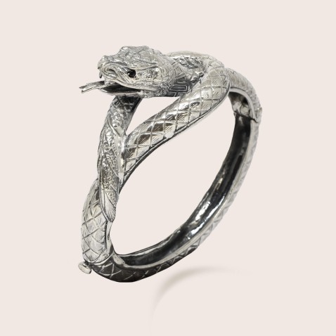 Savage | Pulseira Escrava com Cobra