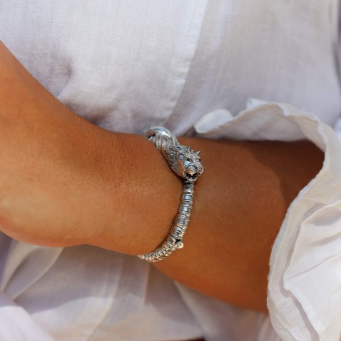 Savage | Pulseira Escrava com Le�o