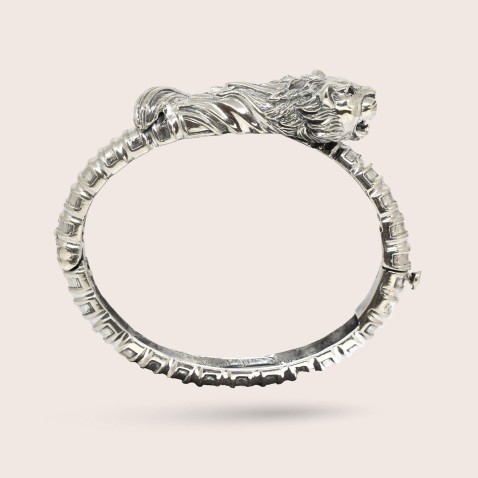 Savage | Pulseira Escrava com Le�o
