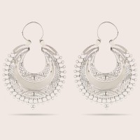 Plain silver / Rhodium-plated silver
