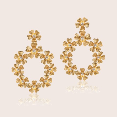 Gold-plated silver "Sophie" Earrings