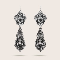 Plain silver / Rhodium-plated silver