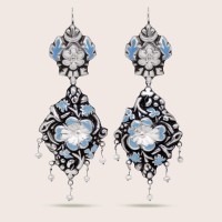 silver / turquoise