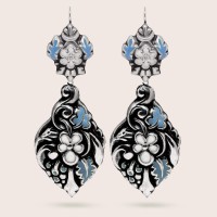silver / turquoise
