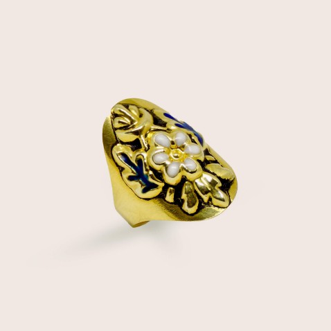 NEOBAROQ | Enamel Gold Ring