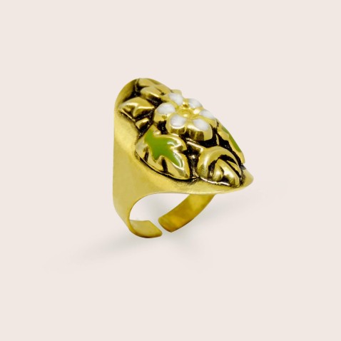 NEOBAROQ | Enamel Gold Ring