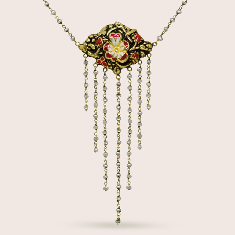 NEOBAROQ | Enamel Gold Necklace