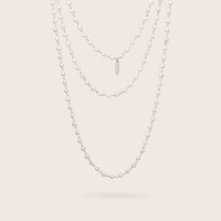Plain silver / Rhodium-plated silver