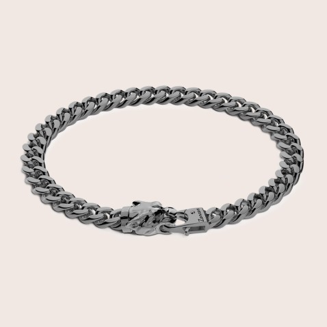 Pulseira em Prata 925 com Acabamento Ruthenium | Zancan