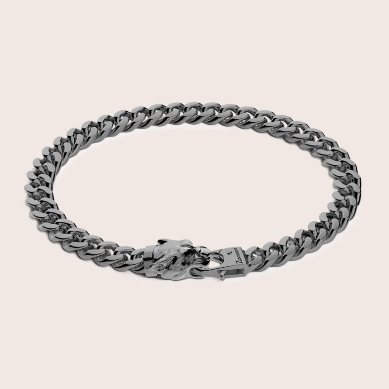 Pulseira em Prata 925 com Acabamento Ruthenium | Zancan