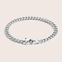 Plain silver / Rhodium-plated silver