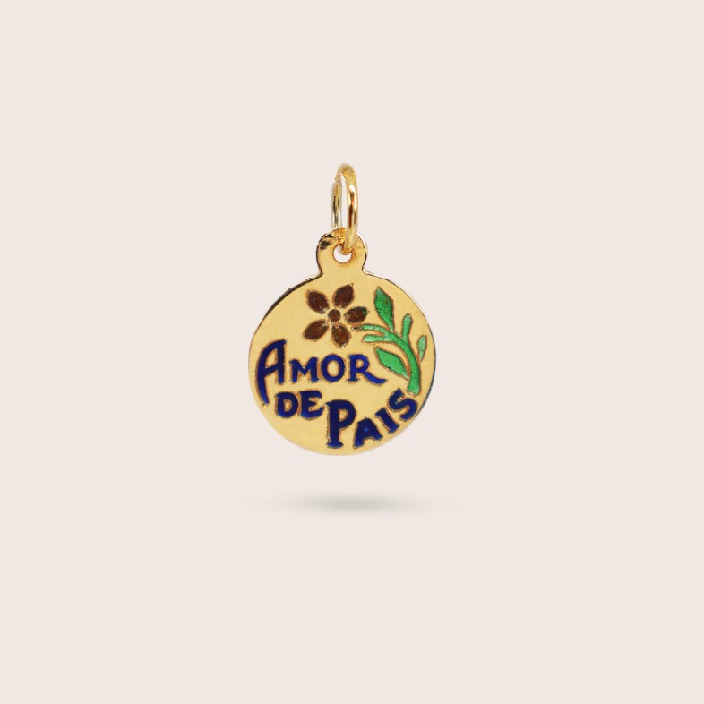 Gold-plated Sterling Silver "Parents' Love" Pendant | Lembran�a