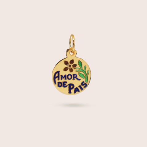 Gold-plated Sterling Silver "Parents' Love" Pendant | Lembran�a
