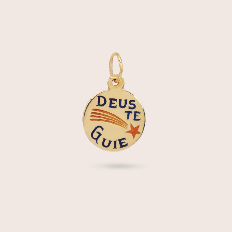 Medalha "Deus te Guie" Ouro 19,2K | Lembran�a
