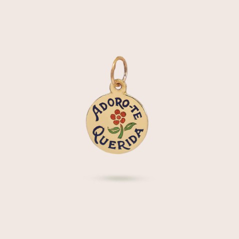 Medalha "Adoro-te Querida" Ouro 19,2K | Lembran�a