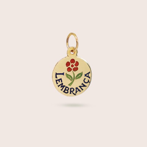 Medalha "Lembran�a" em OURO 19,2K | Lembran�a