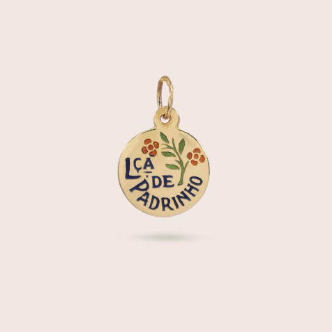 Medalha "Lembran�a de Padrinho" em Ouro 19,2K | Lembran�a