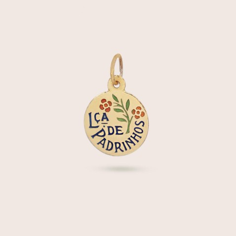 "Godparents' Keepsake" Pendant in 19,2K Gold | Lembran�a