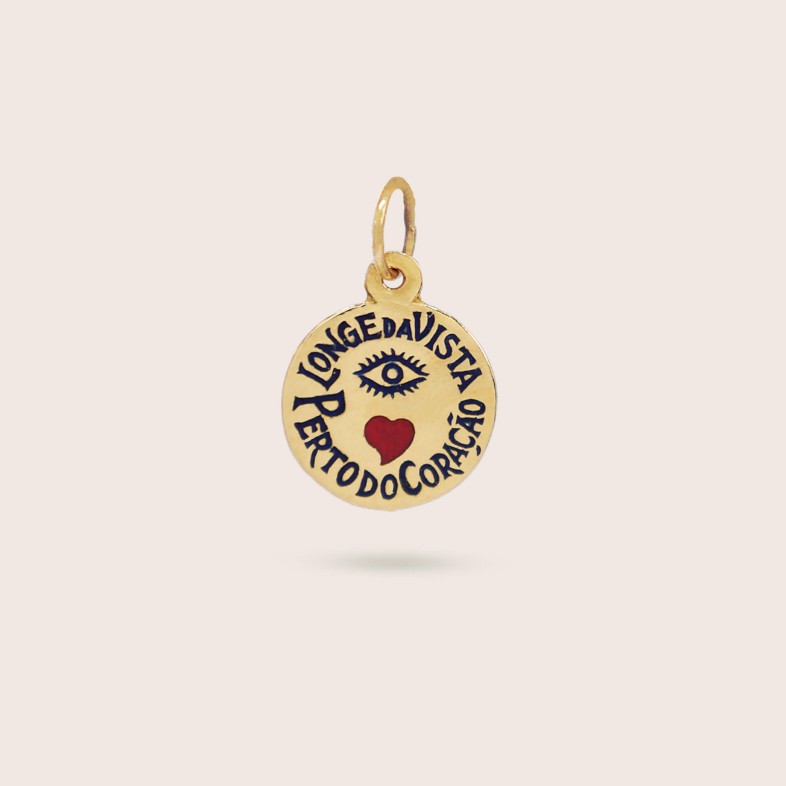 "Out of Sight, Close to the Heart" Pendant in 19,2K Gold | Lembran�a