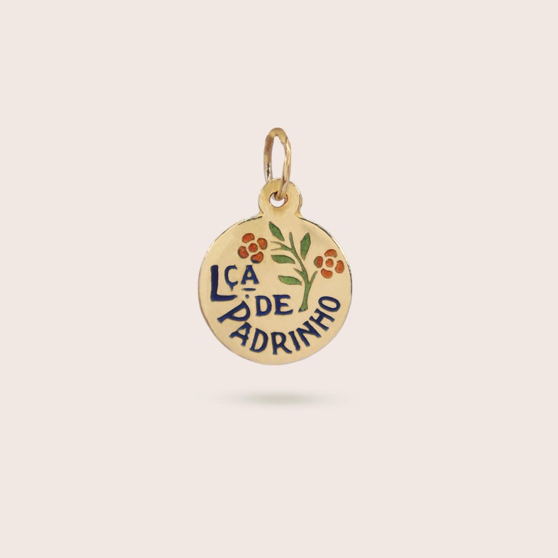 Medalha "Lembran�a de Padrinho" em Ouro 19,2K | Lembran�a