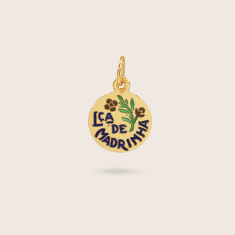 Medalha "Lembran�a da Madrinha" Ouro 19,2K | Lembran�a
