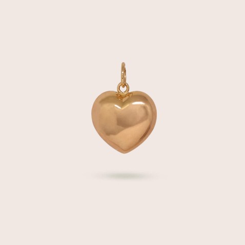19,2K Rose Gold Heart-shaped Pendant | Lembran�a