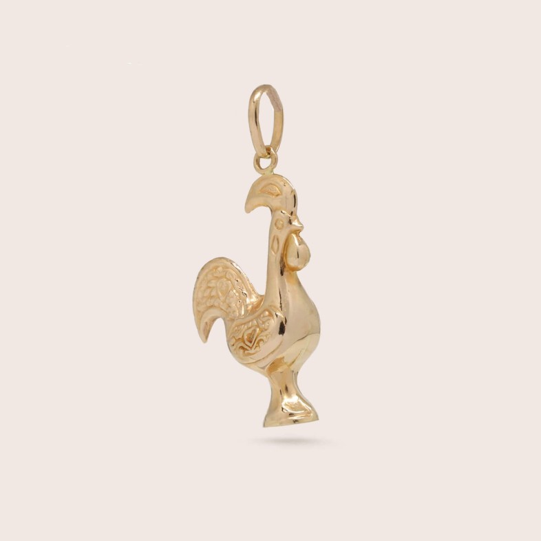 PENDENTE GALO OURO 19.2K | Lembran�a