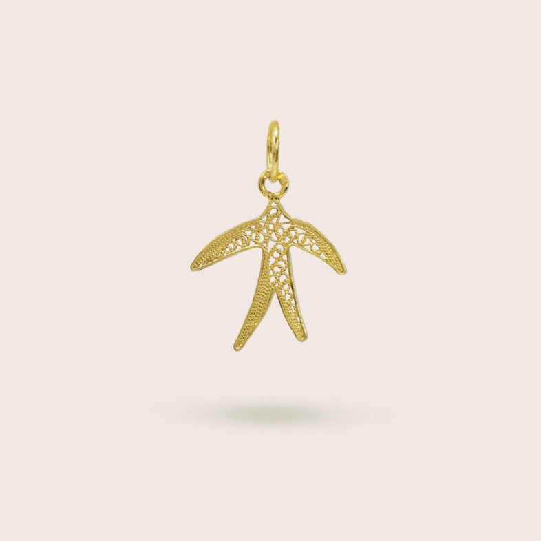 Pendente Andorinha Ouro 19,2K | Lembran�a