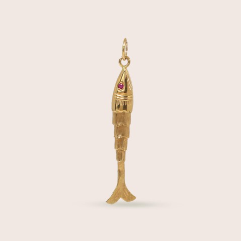 Pendente Sardinha Ouro 19,2K  | Lembran�a