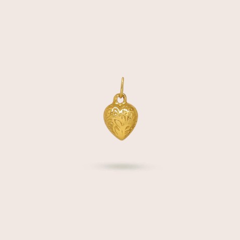Pendente Cora��o Ouro 19,2K | Lembran�a