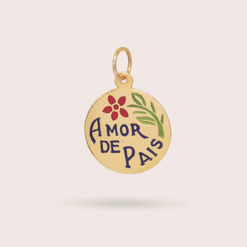 Medalha "Amor de Pais" Ouro 19,2K | Lembran�a