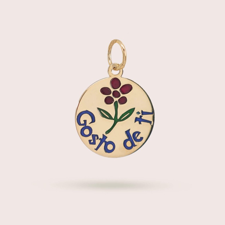 19.2K Gold "I like you" Pendant | Lembran�a