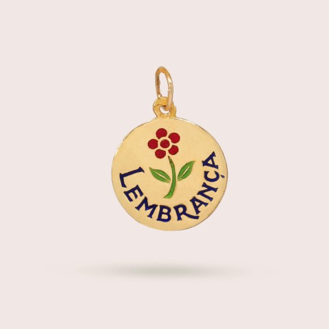 Medalha "Lembran�a" Ouro 19,2K | Lembran�a
