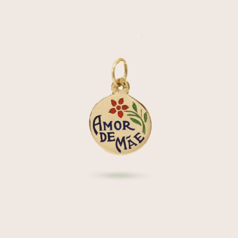 Gold-plated Sterling Silver "Mother's Love" Pendant | Lembran�a
