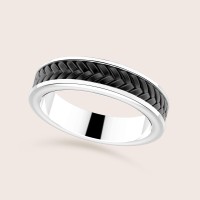 Plain silver / Rhodium-plated silver