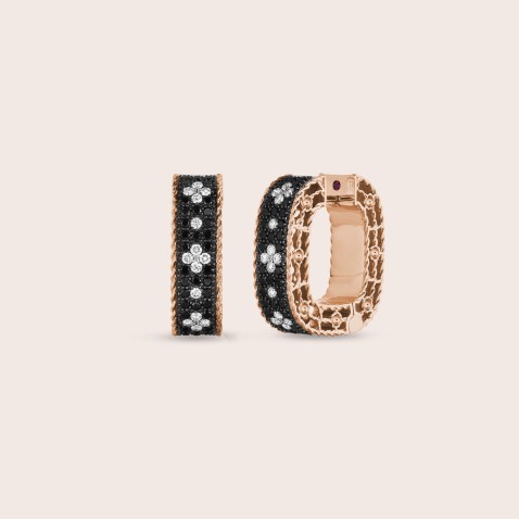 Venetian Princess | Black Diamond Earrings