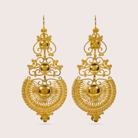 Brincos Pendentes Ouro 19,2K | Filigrana