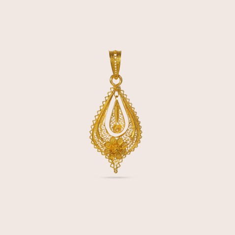 Pendente Filigrana Ouro 19,2K | Princesa