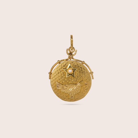 Dove Pendant in 19.2K Gold | Lembran�a