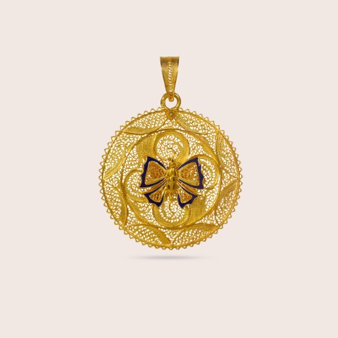 Pendente Borboleta Ouro 19,2K | Filigrana
