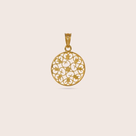 19.2K Gold Pendant | Filigree