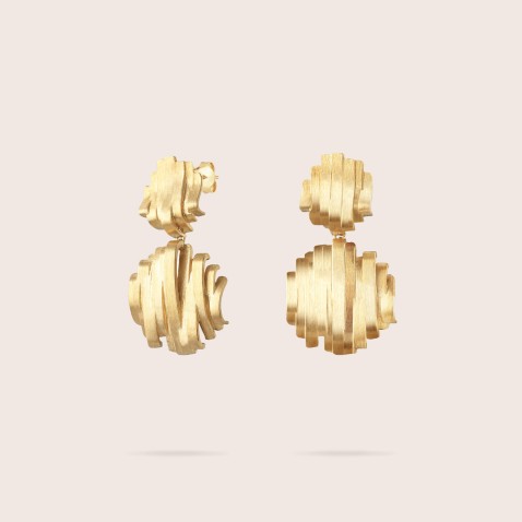 Gold-Plated Sterling Silver Earrings | Mar