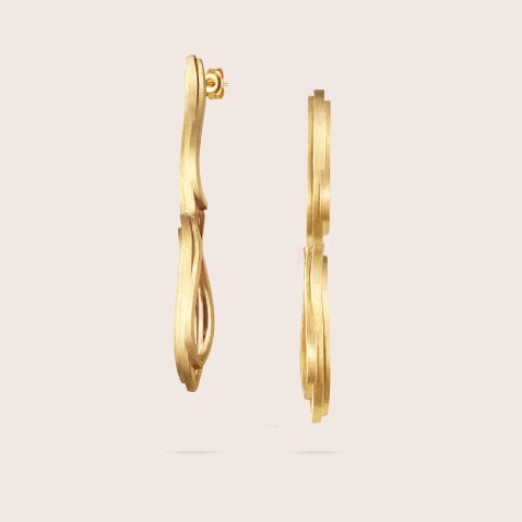 Gold-Plated Sterling Silver Earrings | Mar