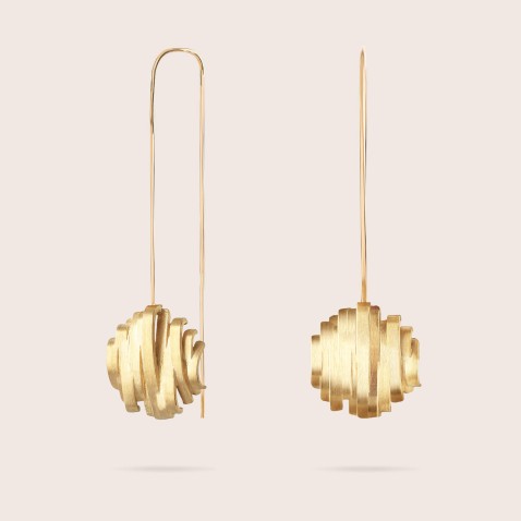 Gold-Plated Sterling Silver Earrings | Mar