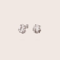 Plain silver / Rhodium-plated silver