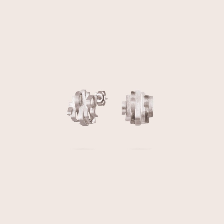 Sterling Silver Stud Earrings | Mar