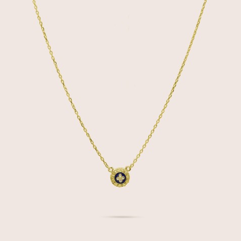 COLAR CARAMUJO PRATA DOURADA 925 | Rosas Portuguesas